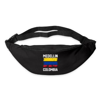 Medellin Colombia Funny Colombian Hispanic Latino - Bum bag - black - Front