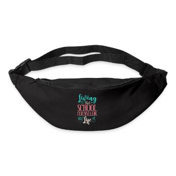 School Counselor Living That - Gürteltasche - Schwarz - Vorne