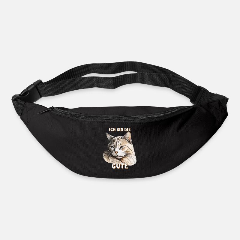KATZE ICH BIN DIE GUTE - Gürteltasche - Schwarz