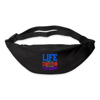 Life Isn't A Competition, But If, I'd Be Winning 2 - Bum bag - black - Front