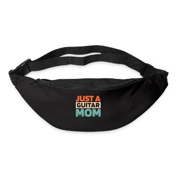 E Gitarre Elektrogitarre Just A Guitar Mom - Gürteltasche - Schwarz - Vorne