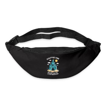 Creative Sandcastles Art on the Beach | Sculptures - Bum bag - black - Front