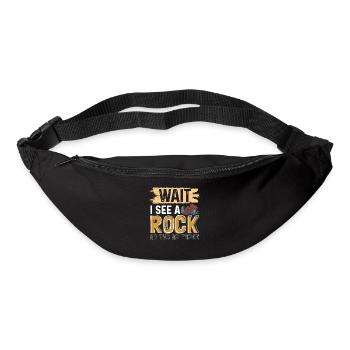 Warte, ich sehe einen Stein oder zwei oder drei - Gürteltasche - Schwarz - Vorne
