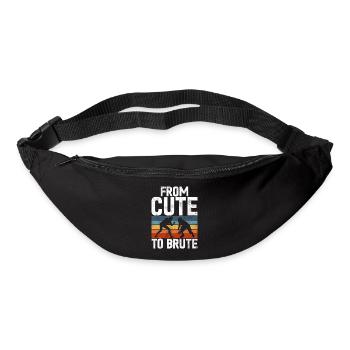 Lutteuse Fille Grappling Lutteuse Femmes - Sac banane - noir - Devant