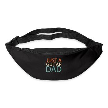 E Gitarre Elektrogitarre Just A Guitar Dad - Gürteltasche - Schwarz - Vorne