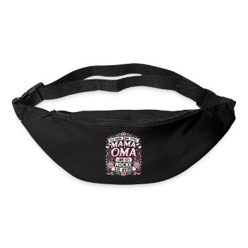 Geschenk Oma Baby Nachwuchs Mama Sprüche - Gürteltasche - Schwarz - Vorne