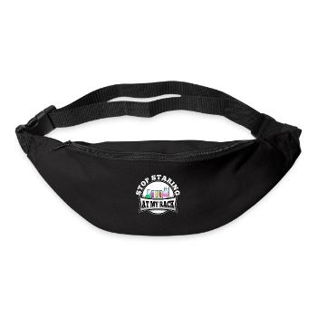 Arrêtez de regarder mon rack - Sac banane - noir - Devant