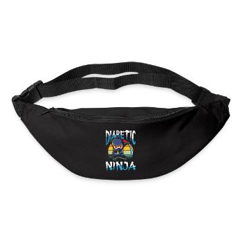 Diabetic ninja - Gürteltasche - Schwarz - Vorne