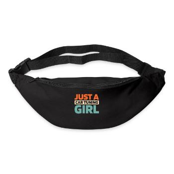 Schrauber Tuning Tuner Just A Car Tuning Girl - Bum bag - black - Front