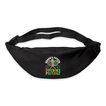 Funny Tennis Player Racket Daddy's - Gürteltasche - Schwarz - Vorne