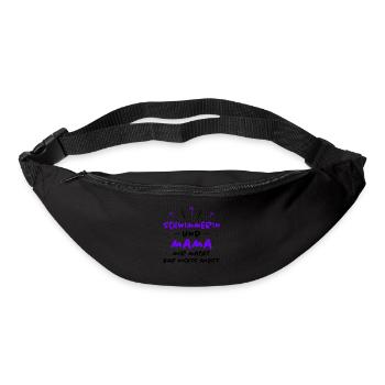 Schwimmerin Spruch Schwimmen Schwimmerin Geschenk - Gürteltasche - Schwarz - Vorne