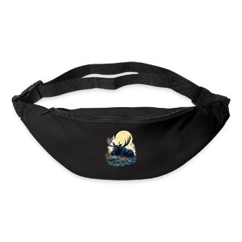 Chemise de nuit Scandinavie Orignal Renne - Sac banane - noir - Devant