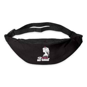 La mariée drôle drôle de jeune fille demoiselle d’honneur - Sac banane - noir - Devant