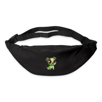 Dog Zombie Halloween Funny - Bum bag - black - Front