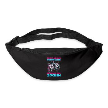 Hands me the controller, the queen wants to play - Bum bag - black - Front