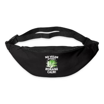 No Vegan Options Romaine Calm für Veganer und - Gürteltasche - Schwarz - Vorne