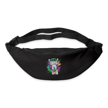 Alpaca Headphones Teen Music Festival Funny - Bum bag - black - Front