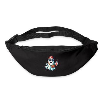 Boo-Jee Fantôme Drôle Fantôme à la mode - Sac banane - noir - Devant