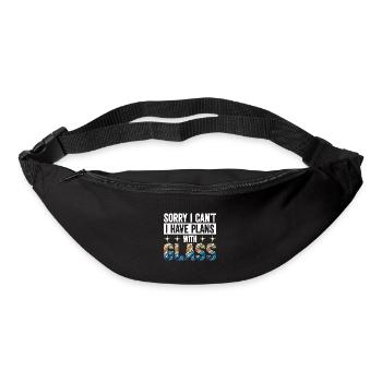 Vitrail artiste Vitrail Art - Sac banane - noir - Devant