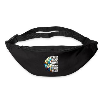 Vitrail artiste Vitrail Art - Sac banane - noir - Devant