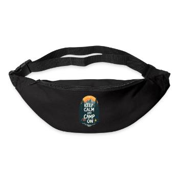CAMPING LIFE - Bum bag - black - Front