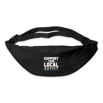 Vitrail artiste Vitrail Art - Sac banane - noir - Devant