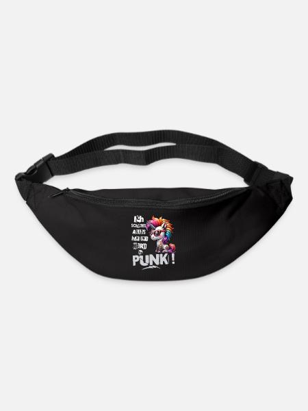 Mir Egal - Schmeiss alles hin werd Punk Punkrock - Gürteltasche - Schwarz