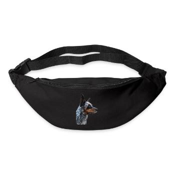 Australian Cattle Dog - Bum bag - black - Front
