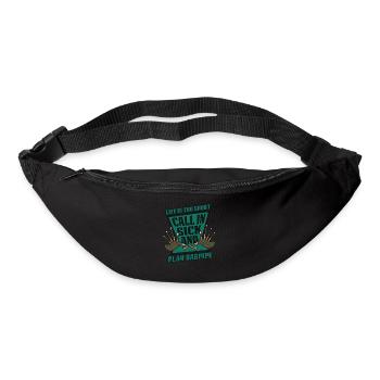 Appelez malade et jouez à Joueur de cornemuse - Sac banane - noir - Devant