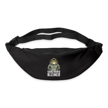 Ganz Ruhig Kleiner Lustiger Spruch - Gürteltasche - Schwarz - Vorne
