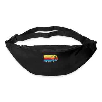 Santa Monica '79 Sonnenuntergang Palmen Vintage - Gürteltasche - Schwarz - Vorne