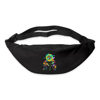 Spring Summer Flowers Flower Sunflower Insects - Bum bag - black - Front