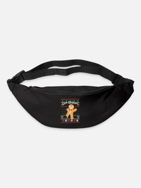 Oh Snap Lebkuchenmann Weihnachts-Backoutfit - Gürteltasche - Schwarz