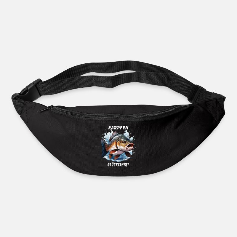 KARPFEN GLÜCKSSHIRT - Gürteltasche - Schwarz