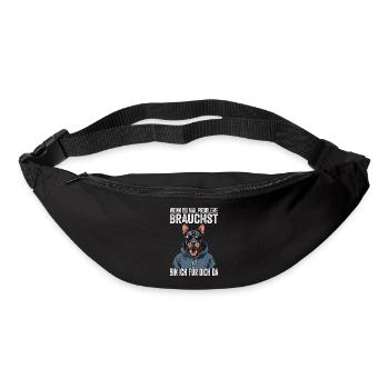 Si jamais vous avez besoin de problèmes, je suis là pour vous - Sac banane - noir - Devant