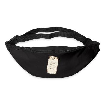 Energy because adulting is hard - for every worker - Bum bag - black - Front