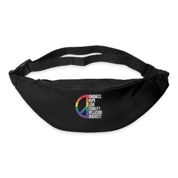 Equality LGBTQ Rainbow Flag LGBTQ Pride - Bum bag - black - Front