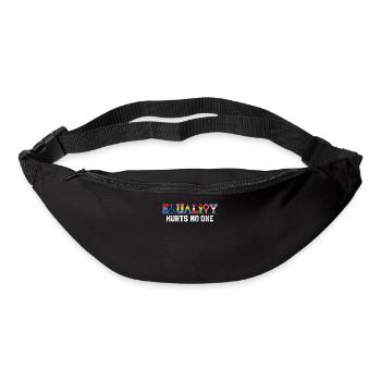 Equality LGBTQ Rainbow Flag LGBTQ Pride - Bum bag - black - Front