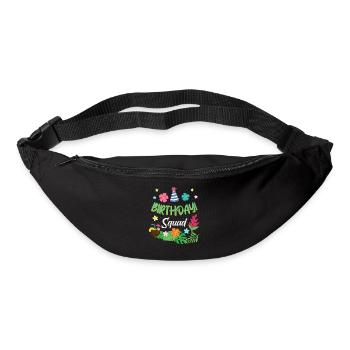 Birthday Squad Hawaiian Luau Party Fun Design - Bum bag - black - Front