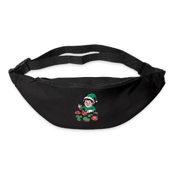 Elf Ugly Christmas Weihnachten Xmas Santa Claus - Bum bag - black - Front