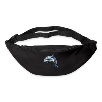Dolphin Delfine Delfin - Gürteltasche - Schwarz - Vorne