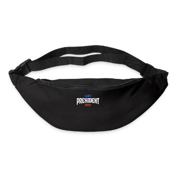 Lady President 2024: Back Kamala Harris 2024 - Bum bag - black - Front