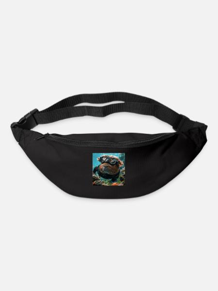 Meerschweinchen - Gürteltasche - Schwarz