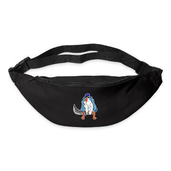 Muscles de la mouette - Sac banane - noir - Devant