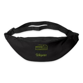 Drôle de joueur de tennis raquette jeu de mots - Sac banane - noir - Devant