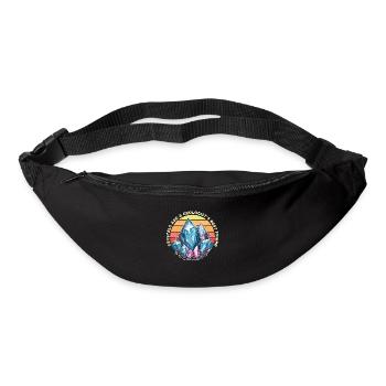 Les cristaux de géologue sont le chasseur de roches d’un géologue - Sac banane - noir - Devant