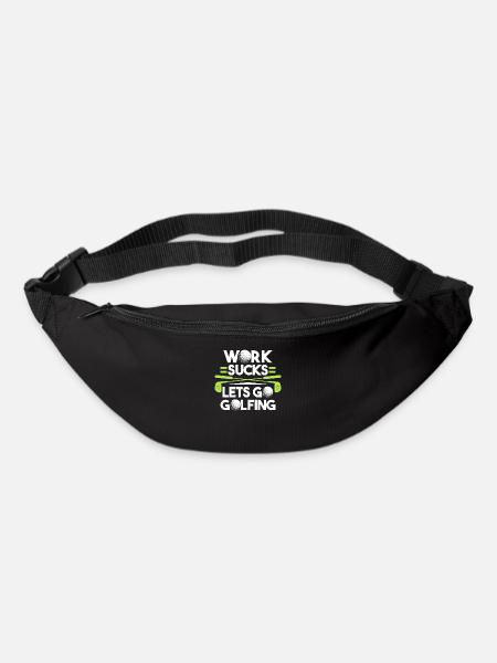 Golf Golfeur Golf - Sac banane - noir