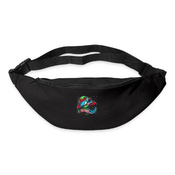 Christmas Dragon Elf Funny Dragon Lover - Bum bag - black - Front