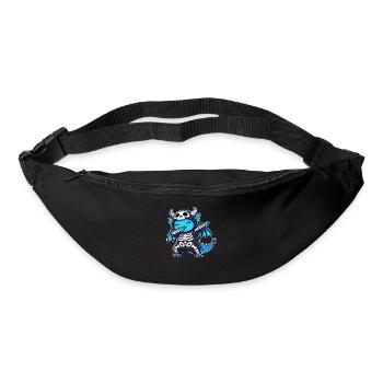 Halloween Skeleton Cute Dragon Men Women - Bum bag - black - Front