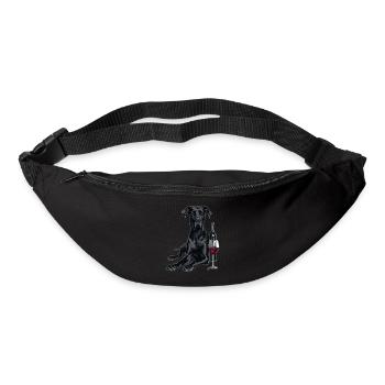 Deutsche Dogge - Gürteltasche - Schwarz - Vorne